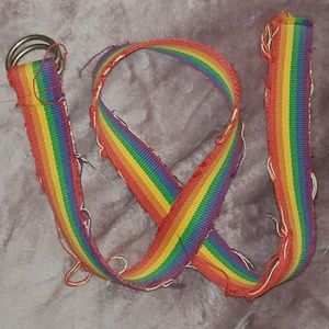 ⭐Free w Purchase⭐Distressed Rainbow Belt